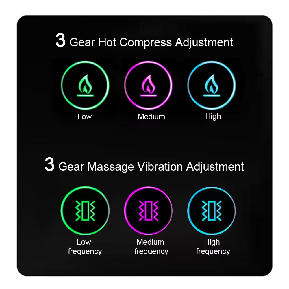 Electric Vibration Massage Cushion – Hip & Lower Back Relief