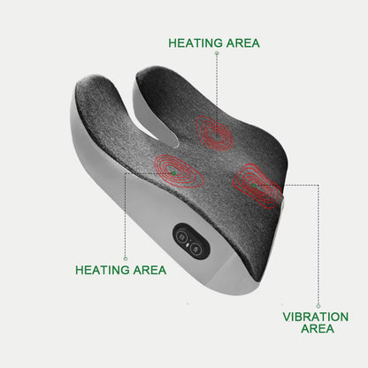 Electric Vibration Massage Cushion – Hip & Lower Back Relief